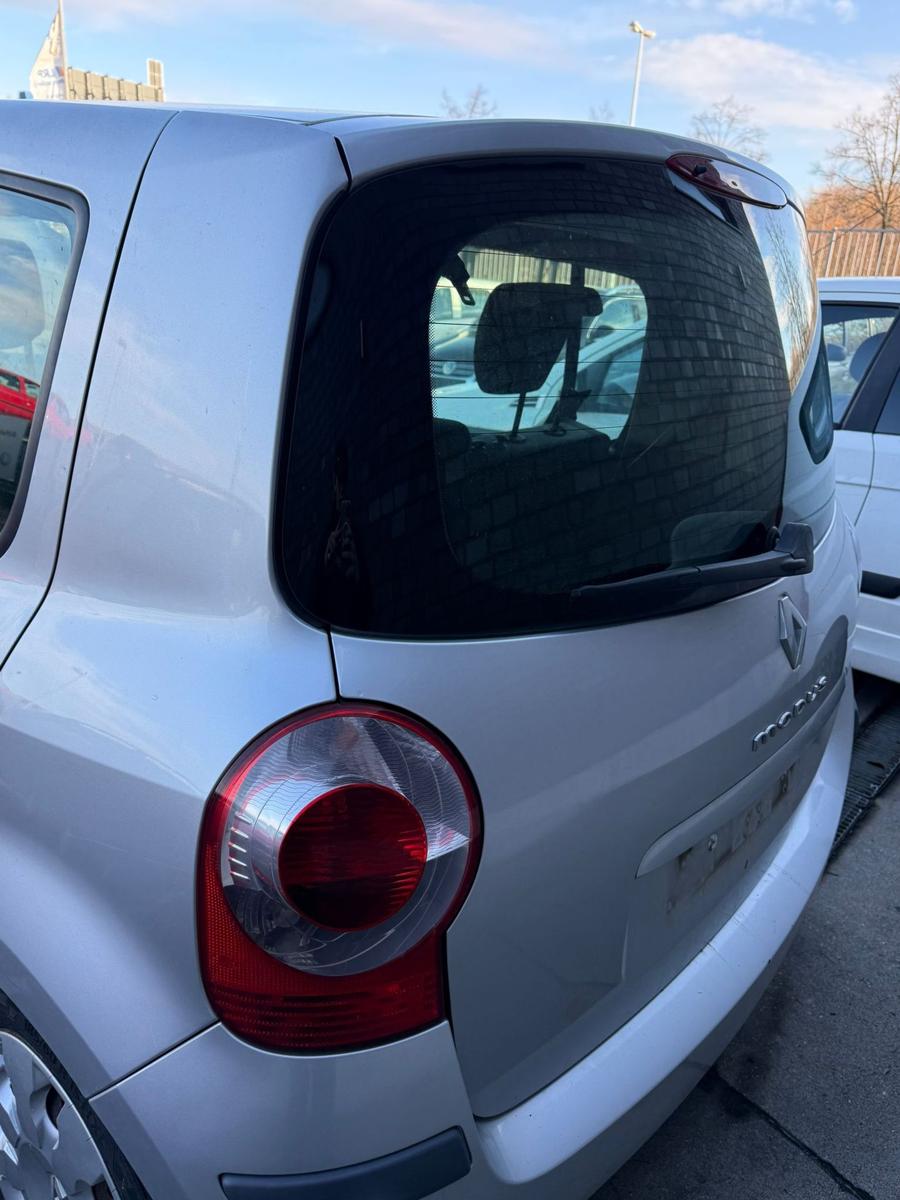 Renault Modus original Heckklappe mit Scheibe TED69 Platingrau BJ07